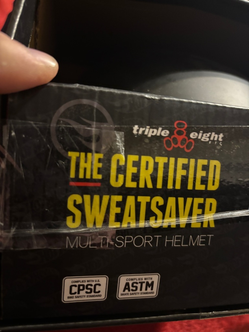 Triple Eight Hot Wheels Certified Sweatsaver Multi-Sport Helmet - Black (L/XL) - Picture 2 of 7